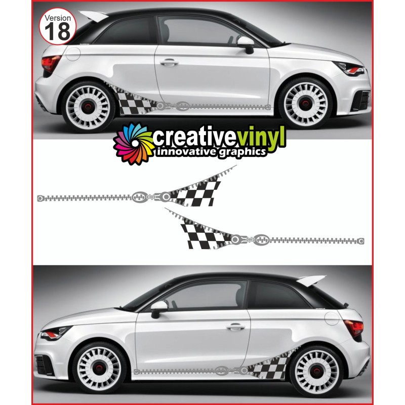 Audi A1 Side Stripe Style 18
