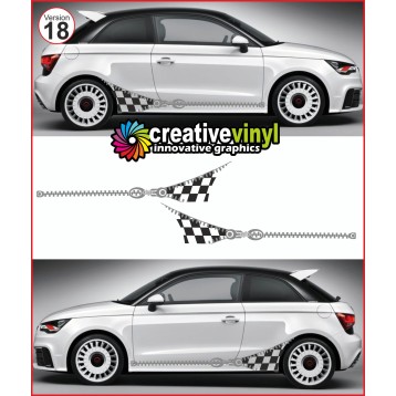Audi A1 Side Stripe Style 18