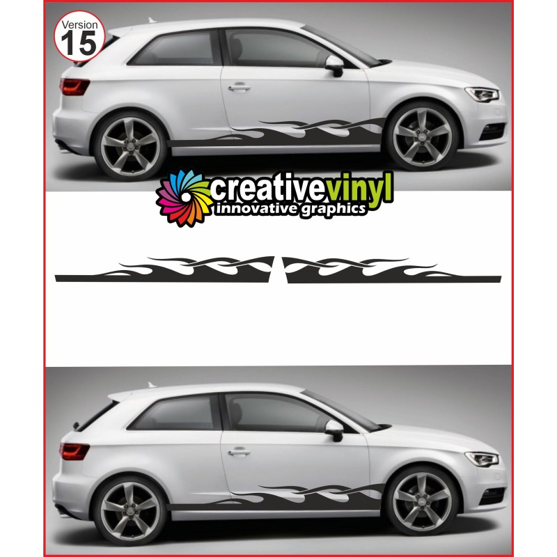 Audi A3 Side Stripe Style 15
