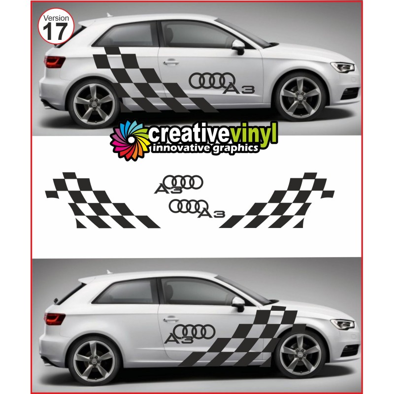 Audi A3 Side Stripe Style 17