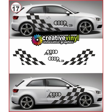 Audi A3 Side Stripe Style 17