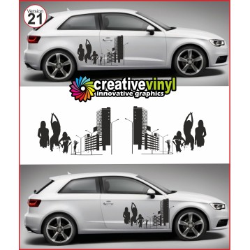 Audi A3 Side Stripe Style 21