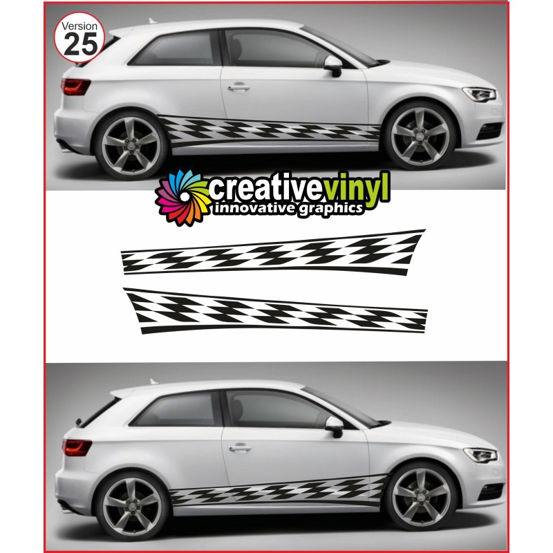 Audi A3 Side Stripe Style 25