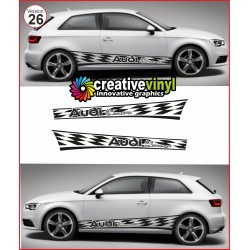 Audi A3 Side Stripe Style 26