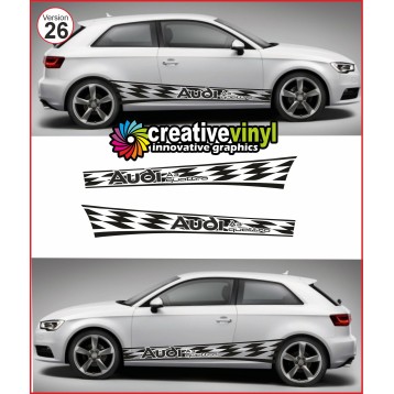 Audi A3 Side Stripe Style 26