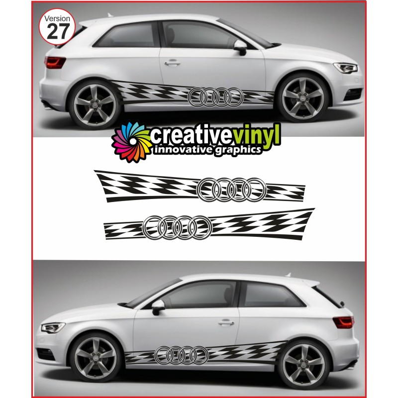Audi A3 Side Stripe Style 27
