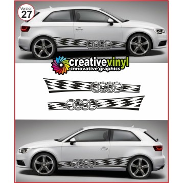 Audi A3 Side Stripe Style 27